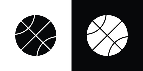 Basketball icon editable design collection. EPS10 © Bsbd