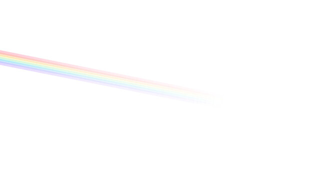 Iridescent Edge Transparent PNG Film Overlay 085