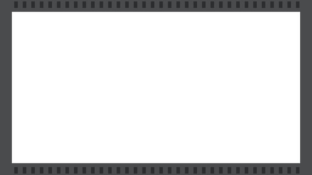 35mm Film Gate Transparent PNG Film Overlay 095