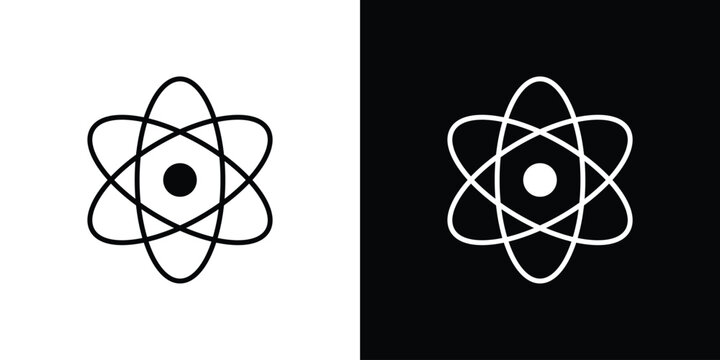 Physics icon minimal artwork bundle