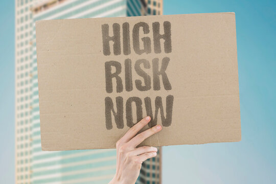 "High Risk Now" Immediate danger can arise from excessive use. HIGH. RISK. NOW. DANGER. EXCESS.