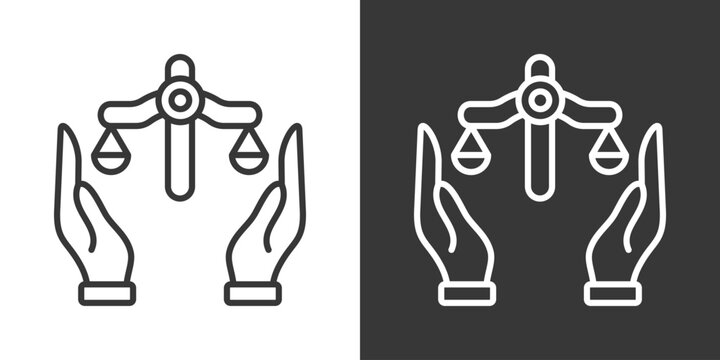 Business Ethics Icon Set Vector Collection Isolated In Black And White