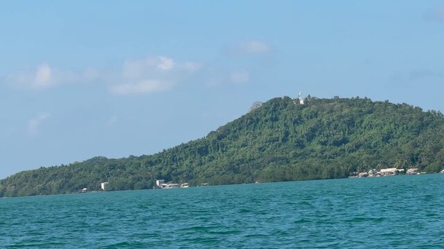 Beautiful scenery at Kotabaru Beach, South Kalimantan.