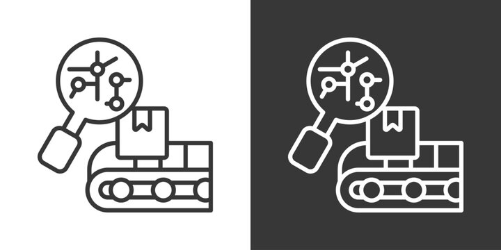 Root Analysis Icon Set Vector Collection Isolated In Black And White