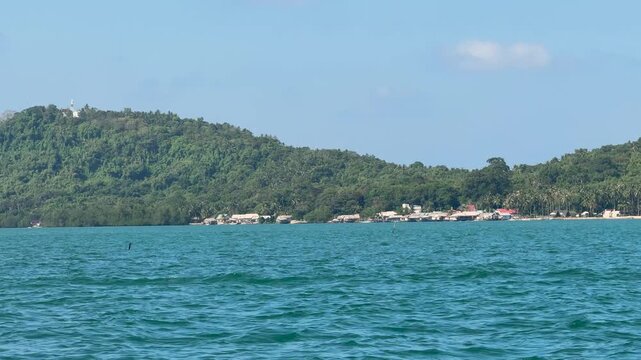 Beautiful scenery at Kotabaru Beach, South Kalimantan.