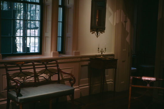 Historic Mansion Interior &mdash; Vintage American Estate