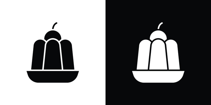 Jelly icon in black, best for Web Design