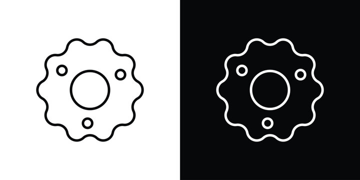 Microorganism icon minimal symbol collection