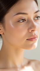 Obraz premium Succulent White Skin Profile