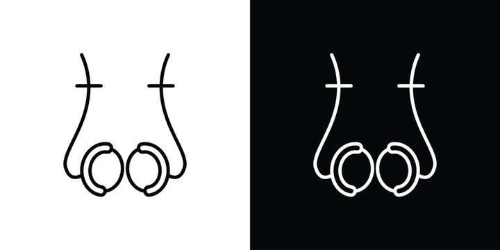 Vasectomy icon minimal symbol collection