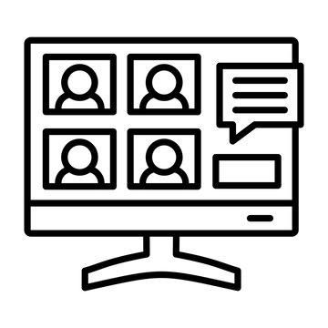 Virtual Classroom Icon