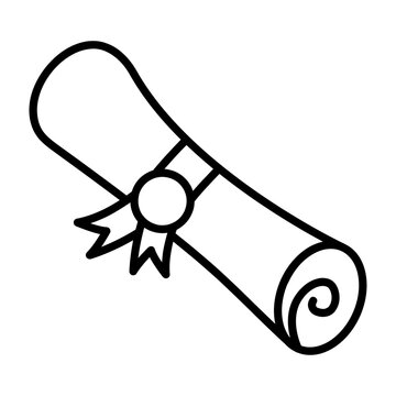 Graduation Scroll Icon