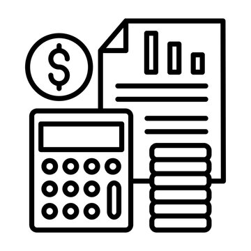 Financial Report Icon