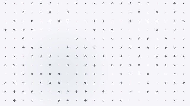 Minimal Nordic Grid Crosses Abstract Geometric Background Loop 4K, Clean Scandinavian Plus Sign Grid Seamless VJ Motion Graphic