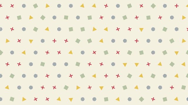 Vintage Funky Checker Stream Abstract Retro Background Loop 4K, Groovy 70s Wavy Checkerboard Pattern Seamless VJ Motion Graphic