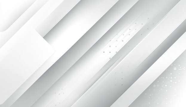 Abstract white and gray geometric background with diagonal lines and subtle textures