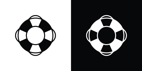 Life buoy icon outline pictogram series © Vince