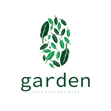 Natural leaf design, elegant, eco-friendly, natural leaf template