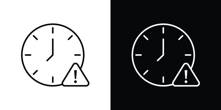 Alarm exclamation icon collection for website