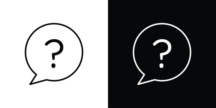 Comment question icon collection for website