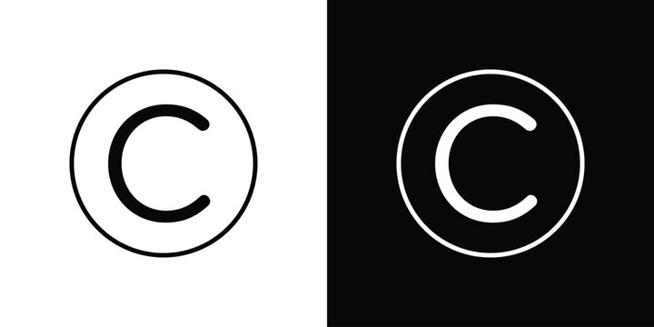 Copyright icon collection for website