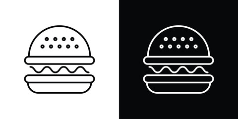 Fototapeta premium Hamburger icon collection for website