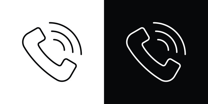 Phone call icon collection for website