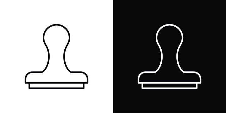 Stamp icon collection for website