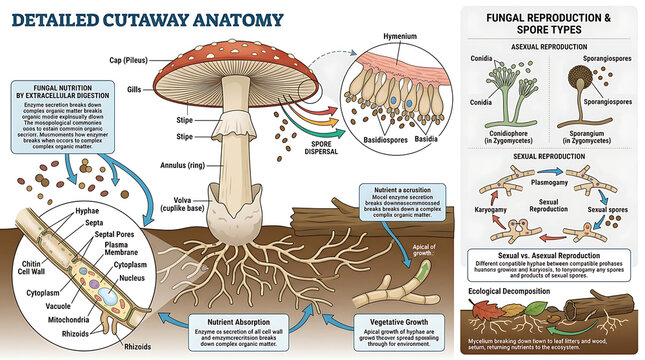 Detailed Anatomical Illustration of the Human Spinal Cord and Peripheral Nervous System Across Different Vertebral Regions