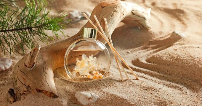 Fresh fragrance diffuser smelling of summer and holidays.