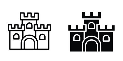 Castle icon simple artwork group © mila