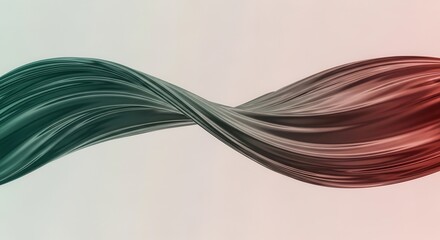 Fototapeta premium Vibrant colorful swirling ribbon design.