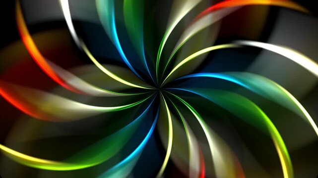 loop Abstract Diagonal glass spiral Light Rays background