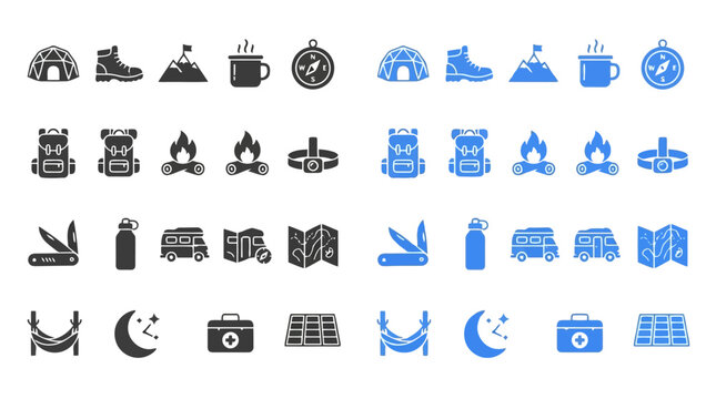 Finance and technology icons with secure cloud digital wallet and bitcoin in blue and green.