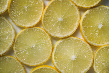 lemon slices background © Hanif