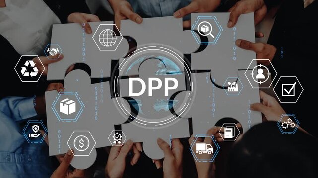 Collaborative Teamwork Concept with Puzzle Pieces and Digital Icons Representing Diverse Business Solutions and Strategies for Modern Enterprises. Entropy.