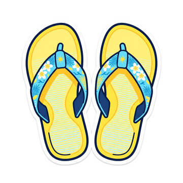 flip flops vector illustration