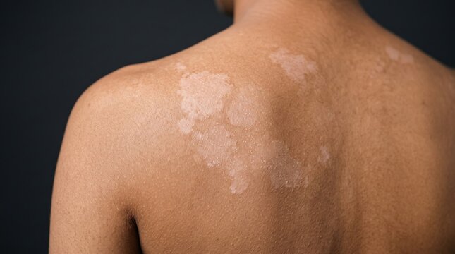 Hypopigmentation Patches and Tinea Versicolor on Dark Back Skin