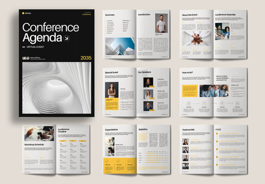 Conference Agenda Layout