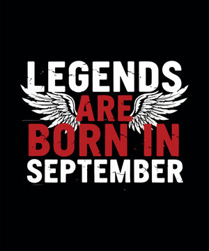 Legends are born in september