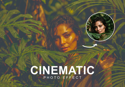 Cinematic Photo Effect and Forest Color Grading