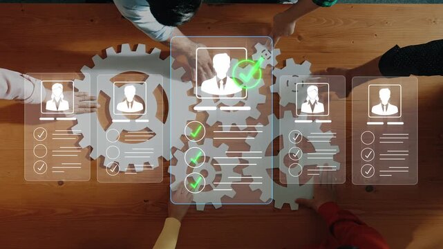 Business Collaboration and Strategy Development with Digital Tools and Gears Representing Teamwork and Productivity in the Workplace Sigmoid