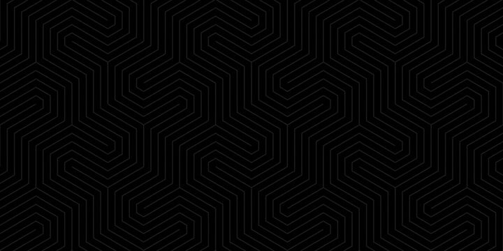 Black and white maze pattern seamless texture