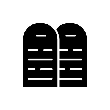 Ten Commandments Tablets icons Single style