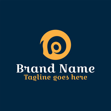 D logo with circular effect in negative space. Can be used as a DO or OD logo. Fully vector file. CMYK color mode. Editable color, Free font used. Easy to download.