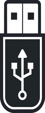 usb disconnected vector icon  single isolated obje