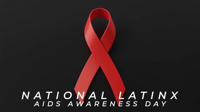 National Latinx AIDS Awareness Day Promoting HIV Awareness Prevention and Access to Healthcare. Animation Video.