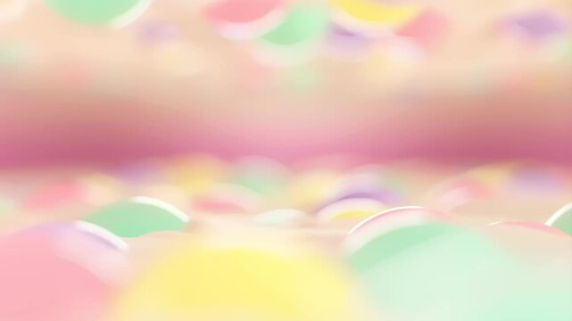 Abstract Bokeh Rainbow Colors Deep Bokeh Texture Abstract Pastel Background With Soft Blurred Shapes And Dreamy Light For Creative Design Projects