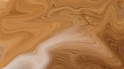 Fototapeta premium Golden Wood Grain Abstract Background with Smooth Organic Wave Texture and Soft Light