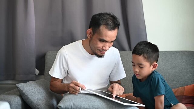 Father and son Magnetic Drawing Board brings happiness, creativity, and development to children.